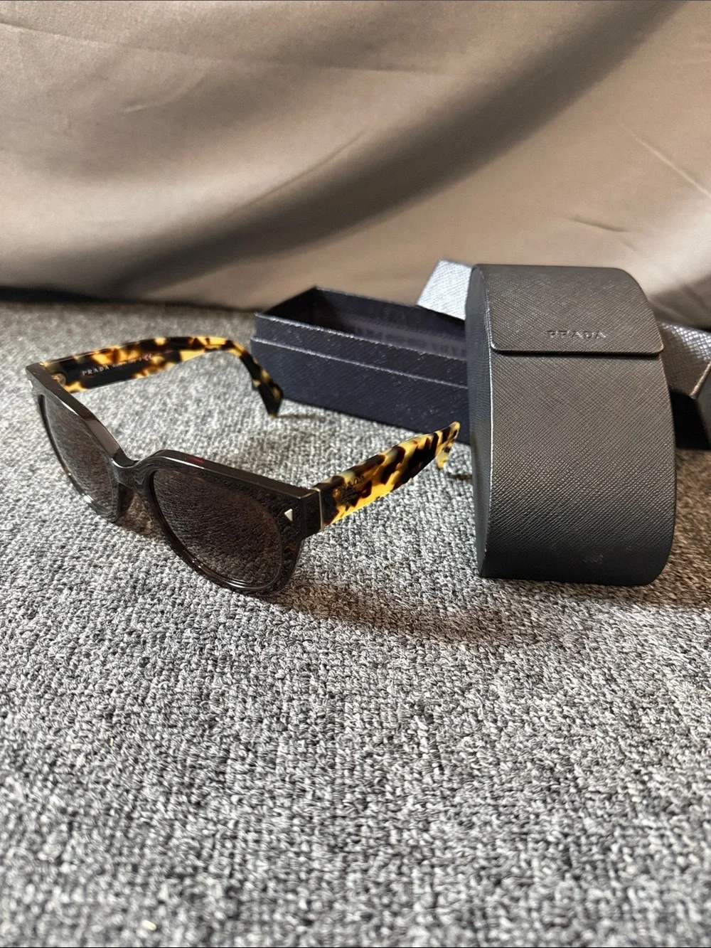 PRADA Sunglasses Tortoise Shell SPR 170 - 54-22-140 Made in Italy - Picture 3 of 12